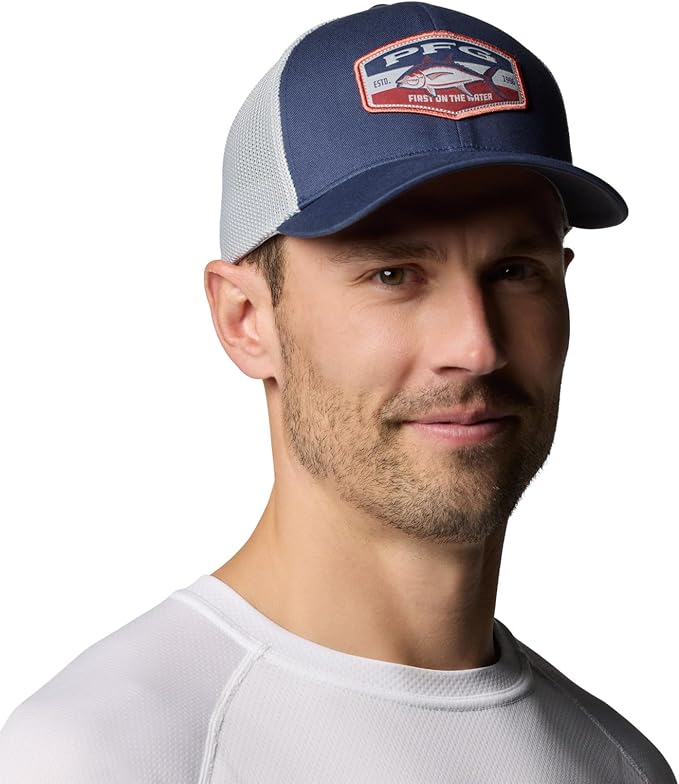 Columbia Unisex Adult PFG Patch Mesh Ball Cap