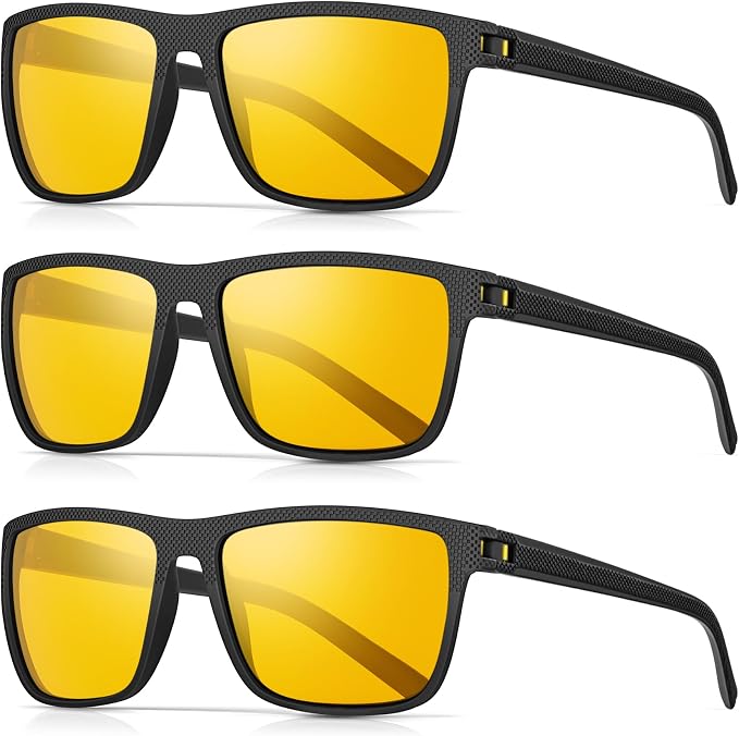 Sunglasses-Men Polarized Mens Sunglasses: Classic Women Sun Glasses UV Protection for Fishing Driving Golf