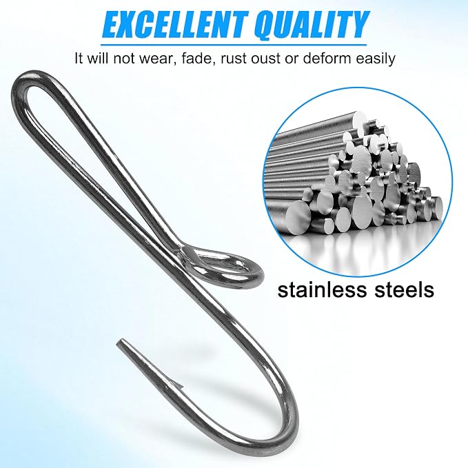 Fishing Hook Hat Pins,10pcs/20pcs Pins for Fishing Hat Hook Clip,Tie Clips for Hat Clasp Fashion Trend Hat Decoration Gold&Black