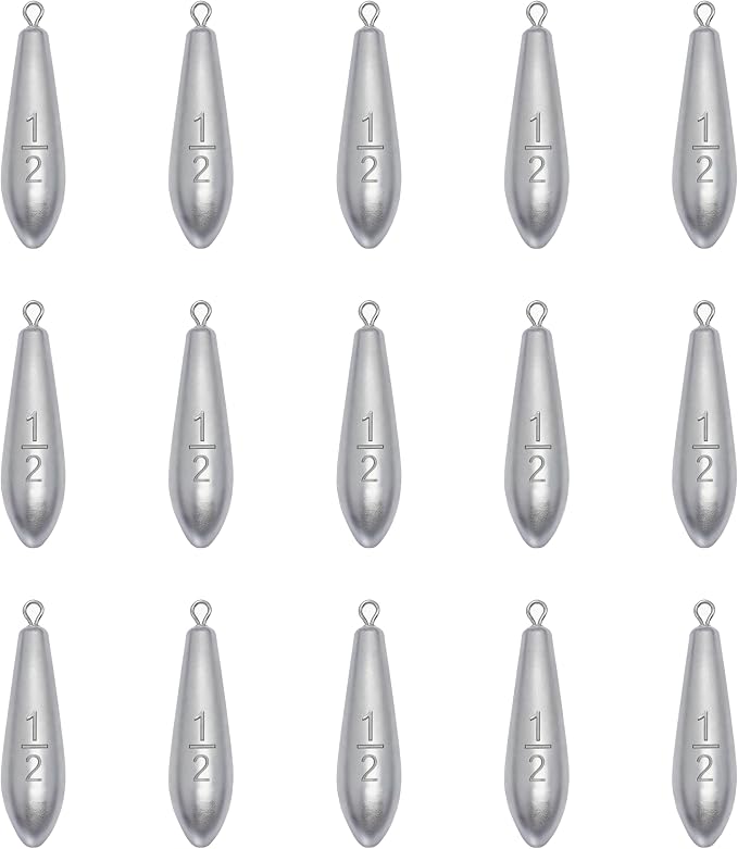 Drop Shot Fishing Weights Sinkers for Saltwater Freshwater Fishing