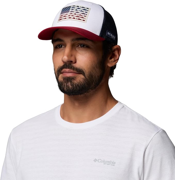 Columbia PFG Fish Flag Mesh Snapback