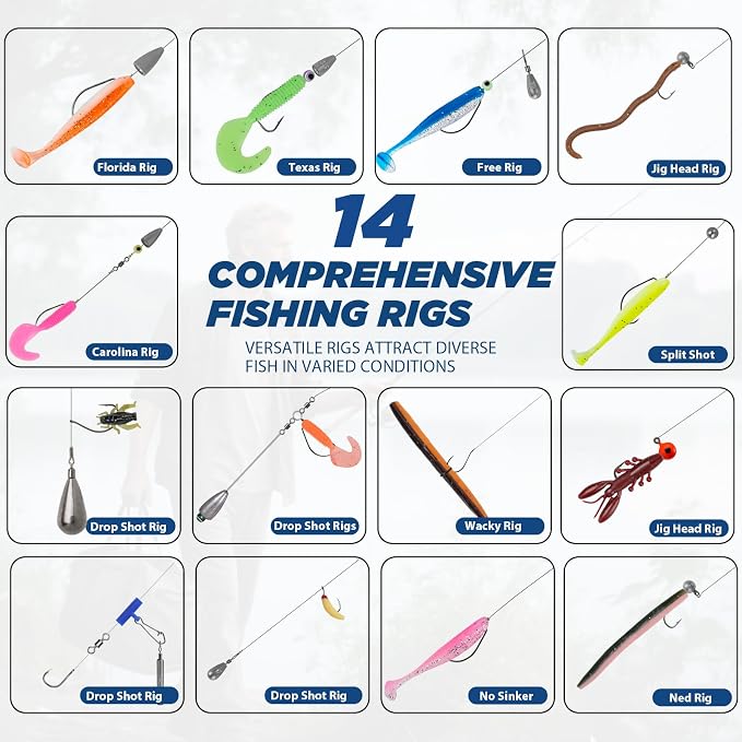 THKFISH 400PCS Fishing Lures Accessories Kit with Large 3-Layer Tackle Box Complete Freshwater Bass Fishing Gear Tools Set with Pliers, Fish Scale, Crankbait, Hooks, Weights Gift for Men