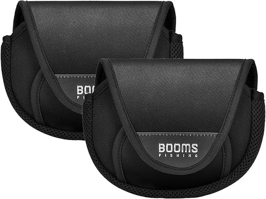 Booms Fishing Spinning Reel Cover: RC2 Fishing Reel Protective Case - Fit for 5000~10000 Reels, 2-Pack X-Large Size