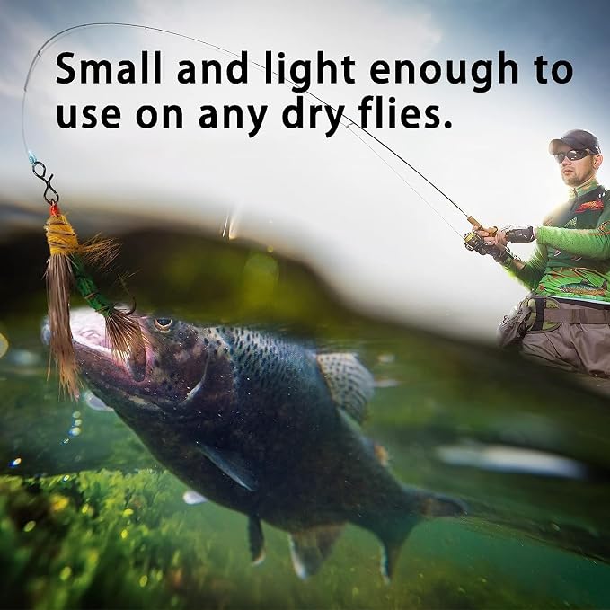 Eupheng Quick Change Fly Fishing Snaps Stainless Steel, Fishing swivels, Fast Easy & Secure, Hook Snaps for Flies, Jigs, Lures, Great Value Pack