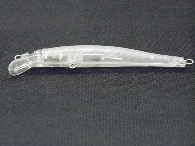 10 Blank Unpainted Minnow Crankbait Topwater Lipless Jerkbait Fishing Lures V3