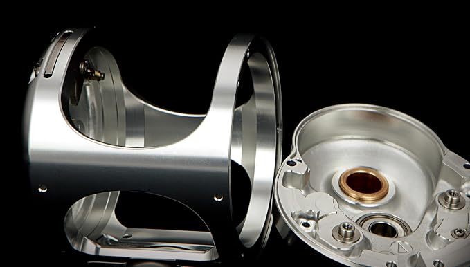 Okuma Cavalla 2-Speed Lever Drag Reel - Machined Aluminum Frame, Carbonite Drag System, Corrosion Resistant Saltwater Fishing Reel