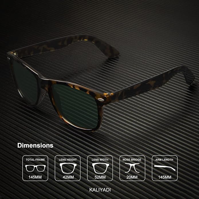 KALIYADI Sunglasses Men Polarized for Mens and Womens Unisex Sun Glasses for Driving UV Protection