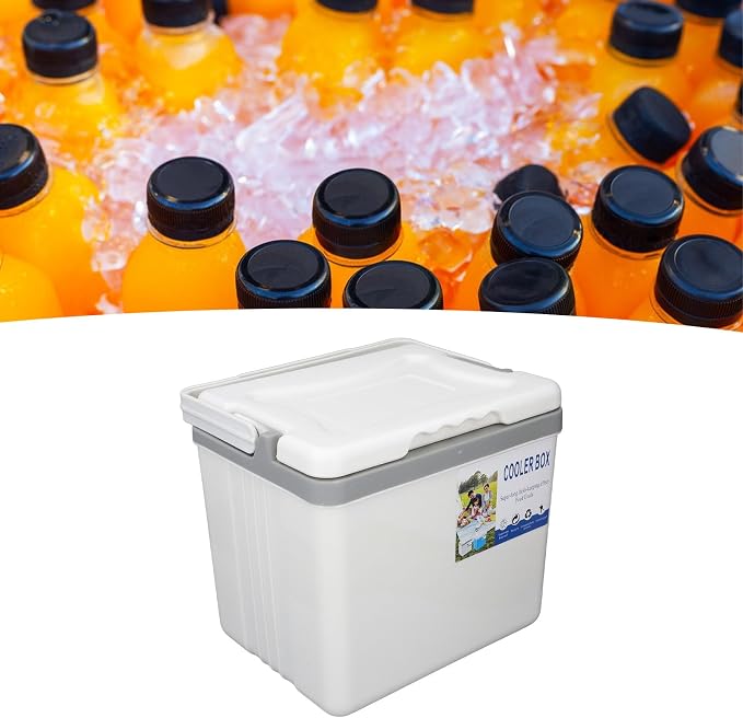 6L Cooler Box, Portable Insulated Hard Cooler, Keeps Food and Drinks Cold for Outdoor Camping Picnic Fishing