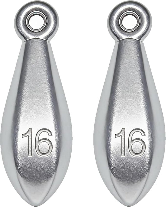 Fishing Weights Sinkers Bank Sinkers Bullet Weights for Surf Fishing Pier Bank Fishing Saltwater Fishing Gear 1oz to 8oz