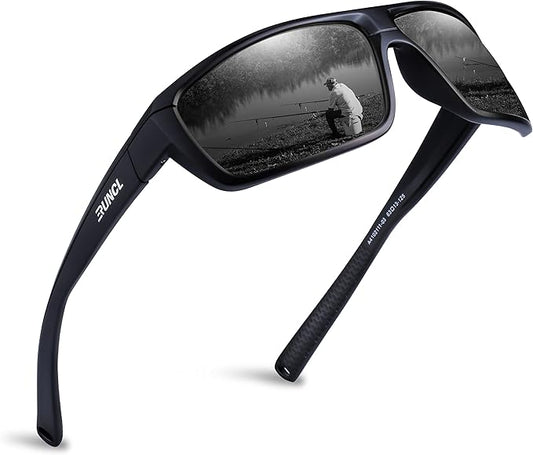 RUNCL Polarized Sports Sunglasses Billy, Fishing Sunglasses UV400 - Ultralight Floating TAC Lens, Anti-seawater Coating