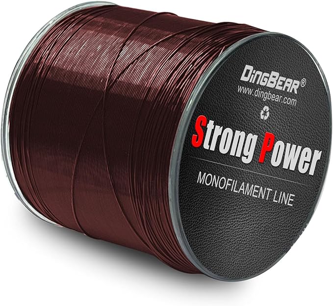Nylon Fishing Line 200/500/1000M Monofilament Nylon Fishing Strong Tension Wire Fishing Line 4 Colors 5-35LB for Fishing/Hanging/Craft