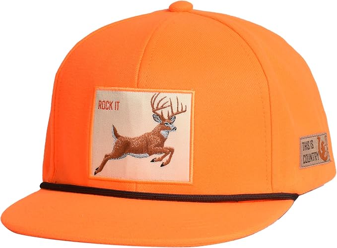 EDTREK Elite Youth Country Hat for Big Kids - Boys Snapback Hat with Flat Brim
