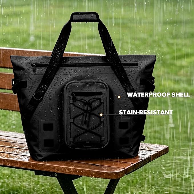 MORXPLOR Insulated Fish Cooler Kill Bag with Flat Bottom-26x18 31x14 40x16 50x18 60x20 70x25 Inches Waterproof Fishing tackle Kill Cooler Bag