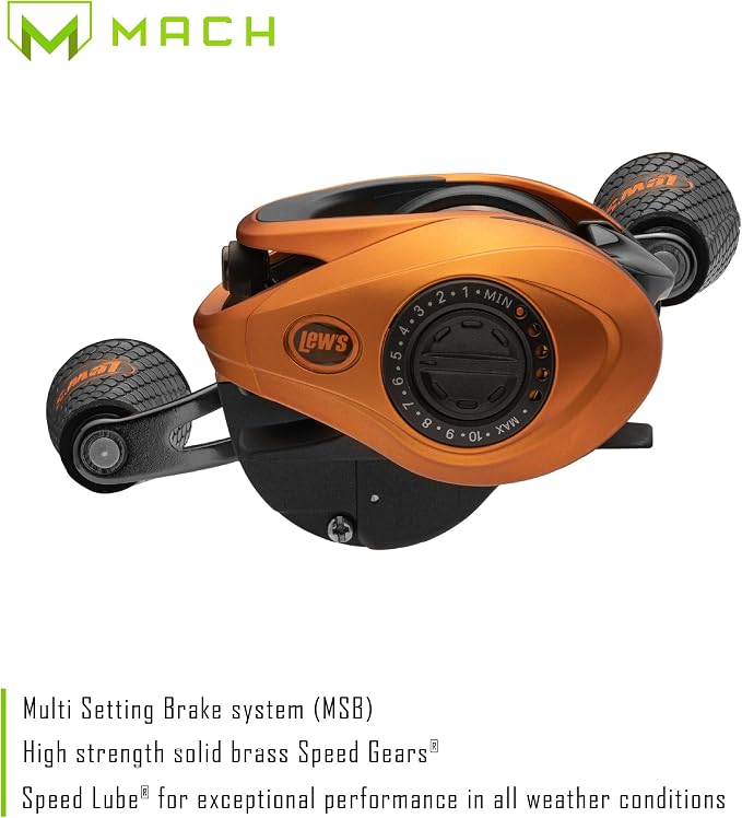 Lew's Mach Crush Baitcast Reel