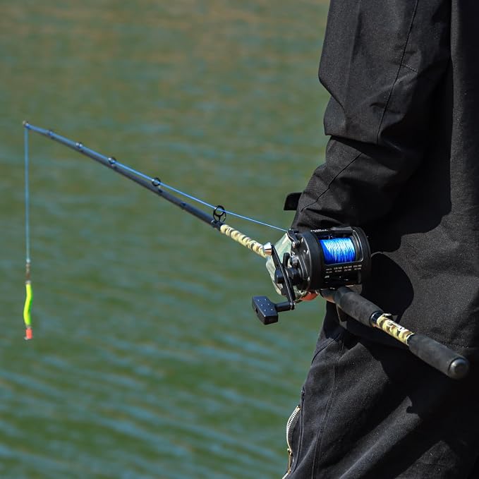 Sougayilang Conventional Reel – 27LB Max Drag,Saltwater Inshore Surf Trolling Reel for Catfish, Musky, Bass, Salmon/Steelhead, Striper – Heavy Duty Round Baitcasting Fishing Reel
