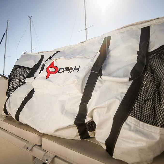 Opah Gear Fathom 5 Insulated Fish Kill Cooler Bag for Yellowtail, 58' L x 18' W x 24' H, Heavy Duty, Marine-Grade Vinyl, UV Resistant, Camping & Fishing