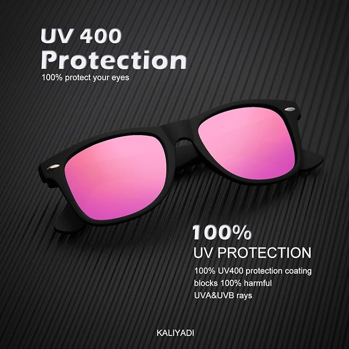 KALIYADI Sunglasses Men Polarized for Mens and Womens Unisex Sun Glasses for Driving UV Protection