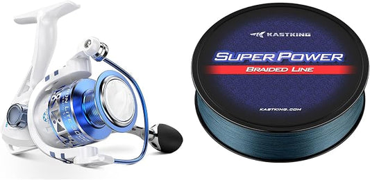 KastKing Centron & Centron Lite Spinning Reels & KastKing Superpower Braided Fishing Line