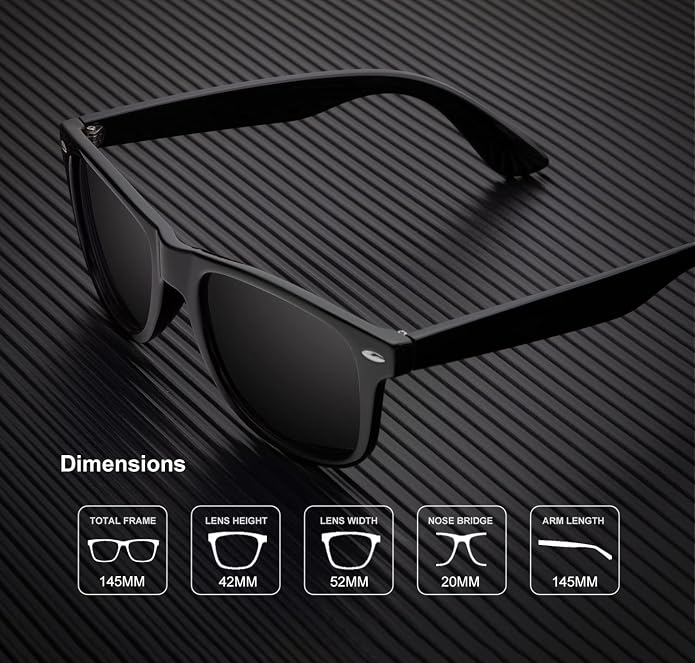 KALIYADI Sunglasses Men Polarized for Mens and Womens Unisex Sun Glasses for Driving UV Protection