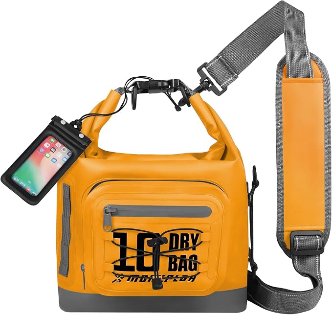 MORXPLOR Dry Bag Waterproof,5L/10L/20L/30L/40L/55L Roll Top Dry Bag Backpack with WaterProof Phone Case for Swim,Kayak