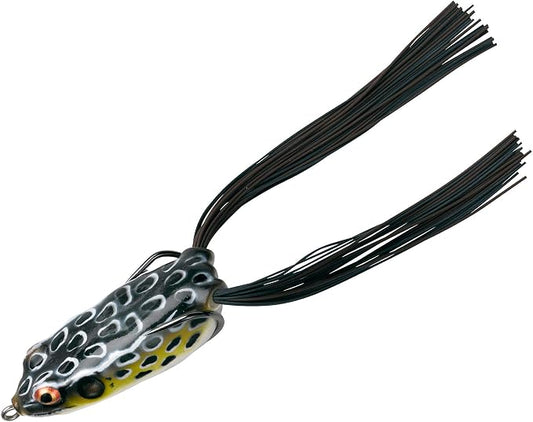 Booyah Pad Crasher Topwater Bass Fishing Hollow Body Frog Lure with Weedless Hooks