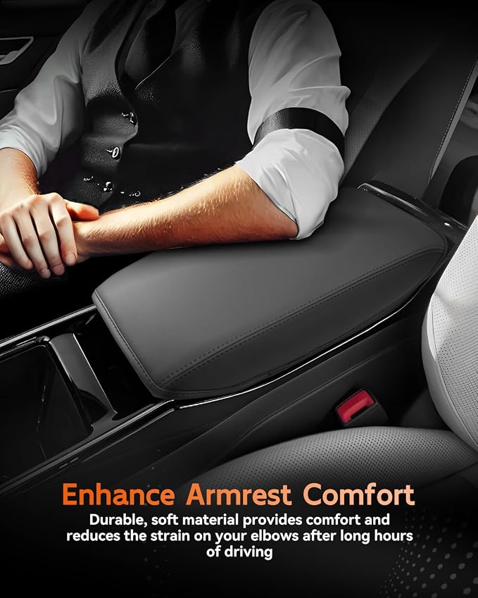 CDEFG for Volkswagen ID.4 2023-2025 Center Console Cover Armrest Box Cover for VW ID4 (Standard, S, S Plus) 2023 2024 2025 Accessories Console Arm Rest Protector