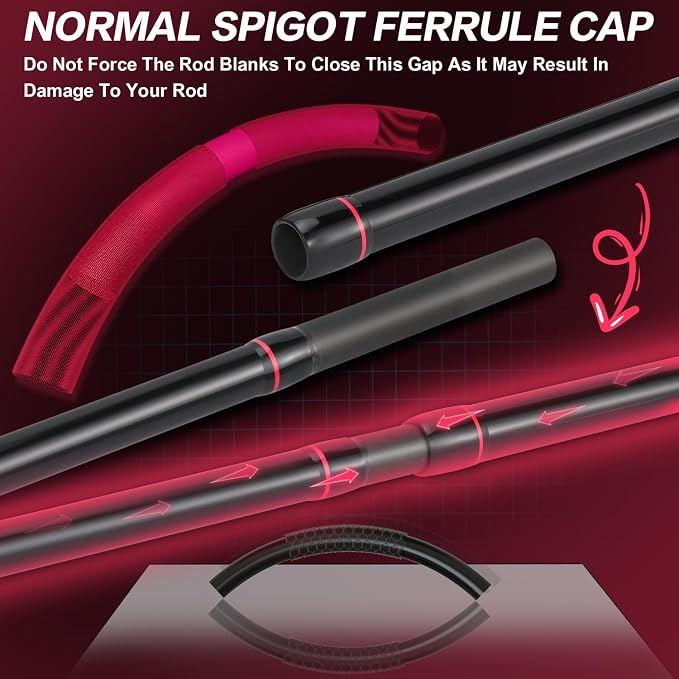 Sougayilang Surf Fishing Rod Portable Travel MH/H Surf Spinning Rod 4 Piece Carbon Fiber Saltwater Fishing Rod 10'/11'/12'/15'