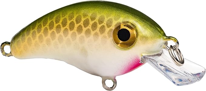 Strike King Bitsy Pond Minnow Crankbait Fishing Lure, 3/32 oz, Irresistible to Fish