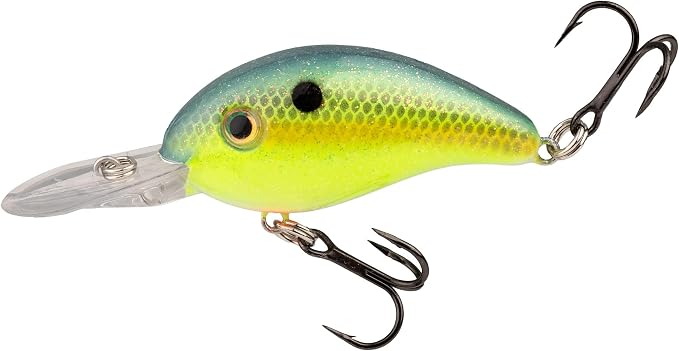 Strike King Promodel Crankbait S3 Fishing Lure, 3/8 oz, Dives to 8'