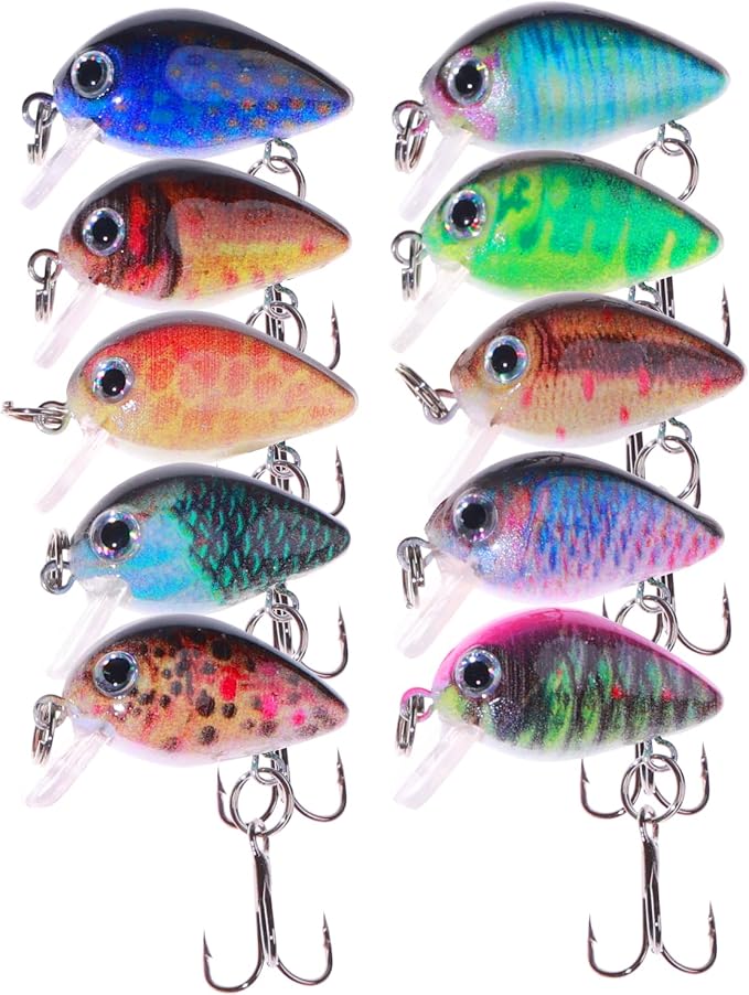 Bass Fishing Lures, Jointed Swimbait Glide Bait for Bass, Trout & Pike – Lifelike Fishing Lure with 3D Eyes, Built-in Rattle Chamber, Triple Hook – Realistic Fishing Lures for Freshwater & Saltwater