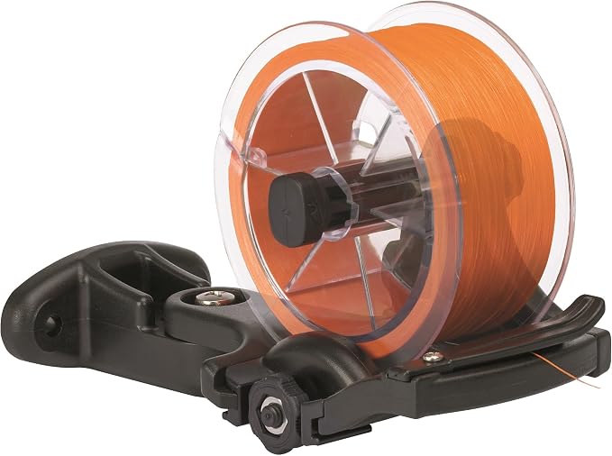 RAILBLAZA Fishing Reel Spooler System Compatible with Gunnel Track Mount for Boat or Kayaks, Compatible with Wide Range of Spools