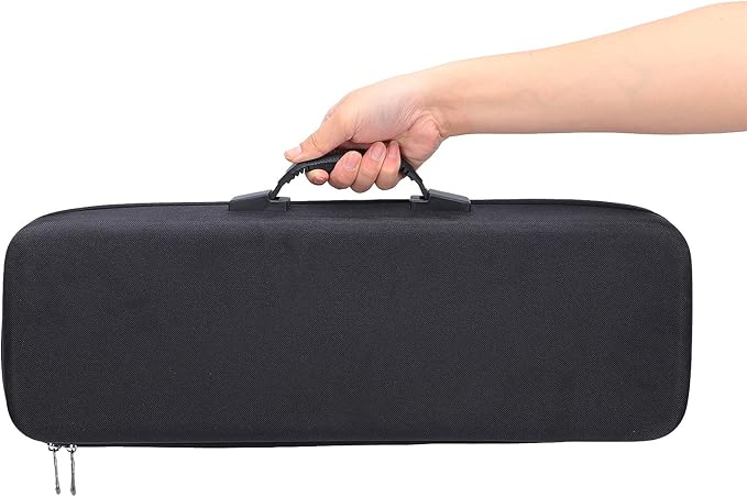 EVA Hard Shell Fishing Rod Case Fishing Gear Storage Bag Fishing Pole Protector with Double Zippers Sponge Padding for Rods Reels Boat Accessories