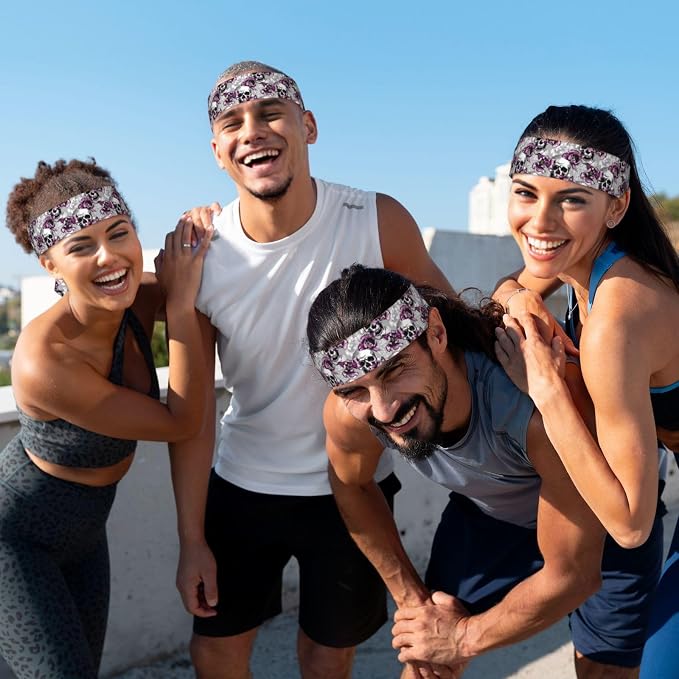 Sports Tie Headbands for Men Women, Adjustable Ninja Karate Head Band Headband for Basketball, Running, Tennis, Yoga