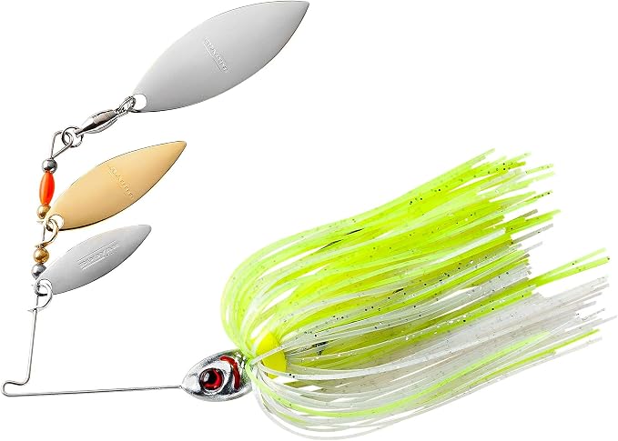 Booyah Shad Blade-Bait Fishing Lure, Pearl Shiner, Mini Shad (3/16 oz)