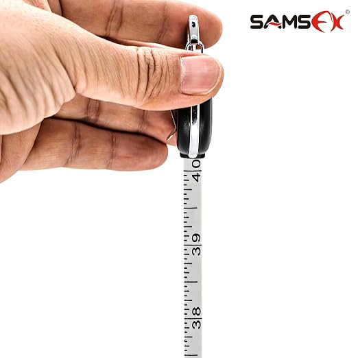 SAMSFX Tape Measure Retractor Fly Fishing Zinger Retractors Carabiner Style Clip on Back Tether Tools Badge Holder (1PC in Pack)