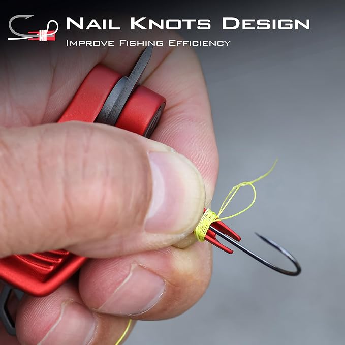 GOMEXUS Sharkbite Fishing Line Cutter with Retractors and Fishing Knot Tying Tool and Hook Eye Cleaner, Fly Fishing Nippers