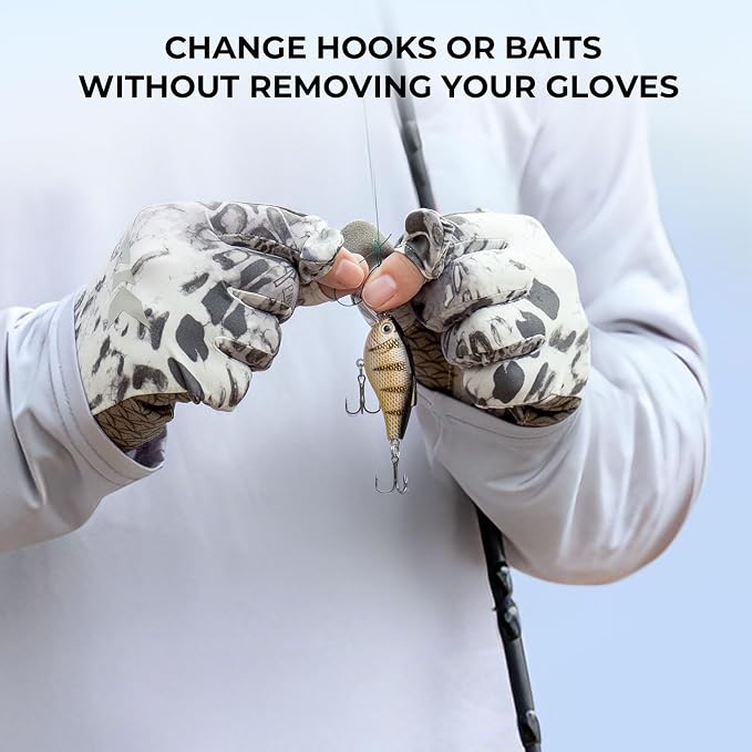 KastKing Sol Armis Pro UPF50+ Fishing Gloves-Quick-Dry, Full Finger & 3/4 Fingerless Sun Protection Gloves Men Women for Outdoor