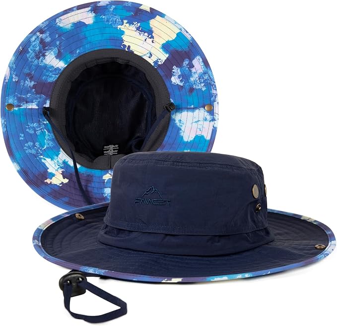TOP-EX UVCoolix™ Cooling Touch Breathable UPF50+ Waterproof Wide Brim UV Protection Sun Hats Big Head XL XXL