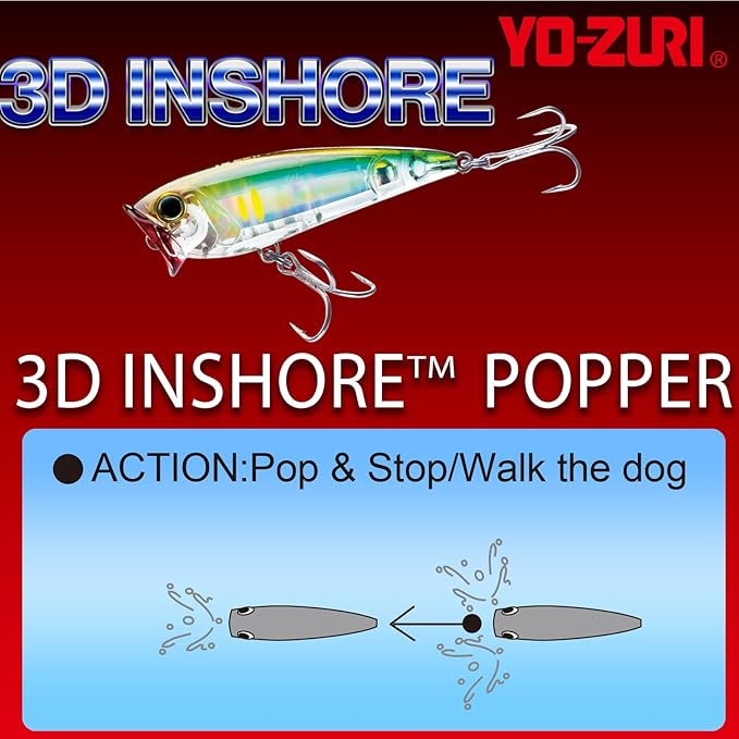 Duel 3 D Inshore Popper ' F Mm