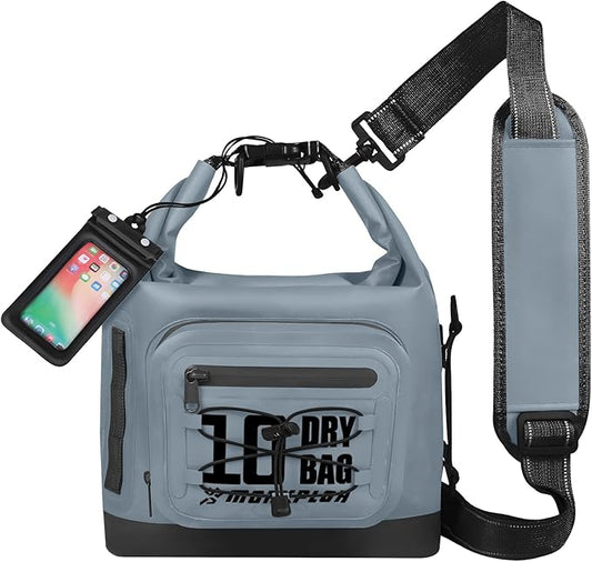 MORXPLOR Dry Bag Waterproof,5L/10L/20L/30L/40L/55L Roll Top Dry Bag Backpack with WaterProof Phone Case for Swim,Kayak
