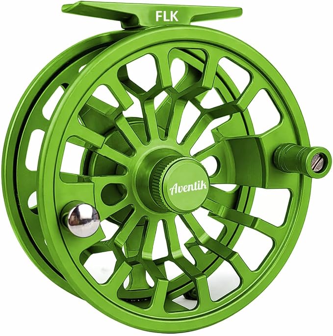 Aventik FLK Fly Fishing Reel Aluminum Trout 3/5, 5/7, 7/9wt Large Arbor Freshwater Fly Reel