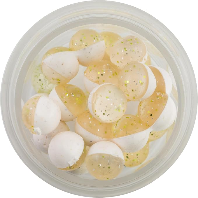 Power Clear Eggs Floating, Clear Green Purple-Pink/Garlic, 5 oz Small Jar- 1