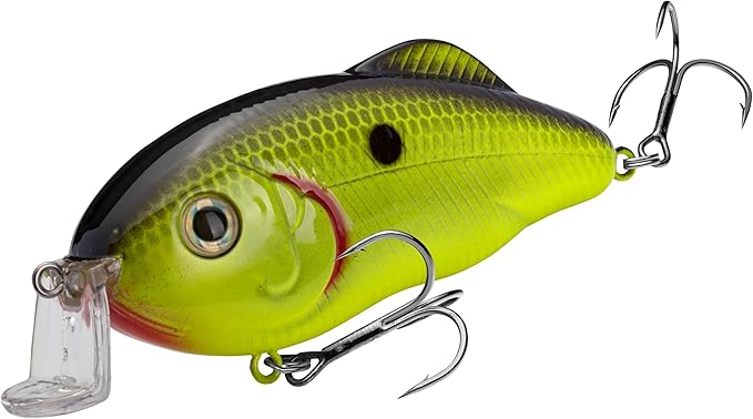 Strike King Hybrid Hunter Crankbait Fishing Lure, 1 oz, Reflective 3D Eyes