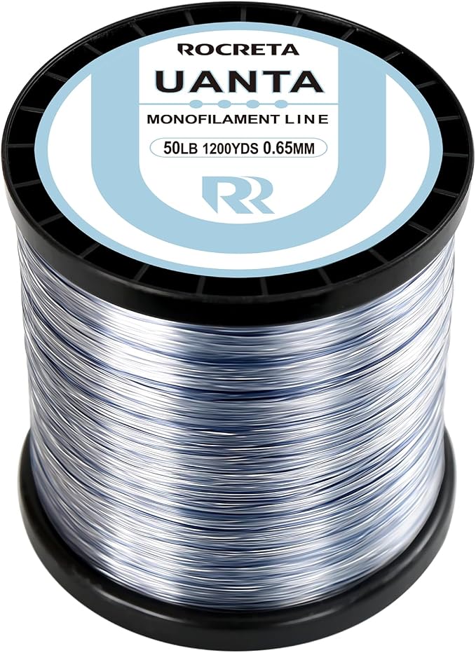 UANTA Monofilament Fishing Line, Superior Abrasion Resistance Mono Line, Ultimate Saltwater Fishing Line Leader Materials, 2025 New Fishing Line Unique Camo Design