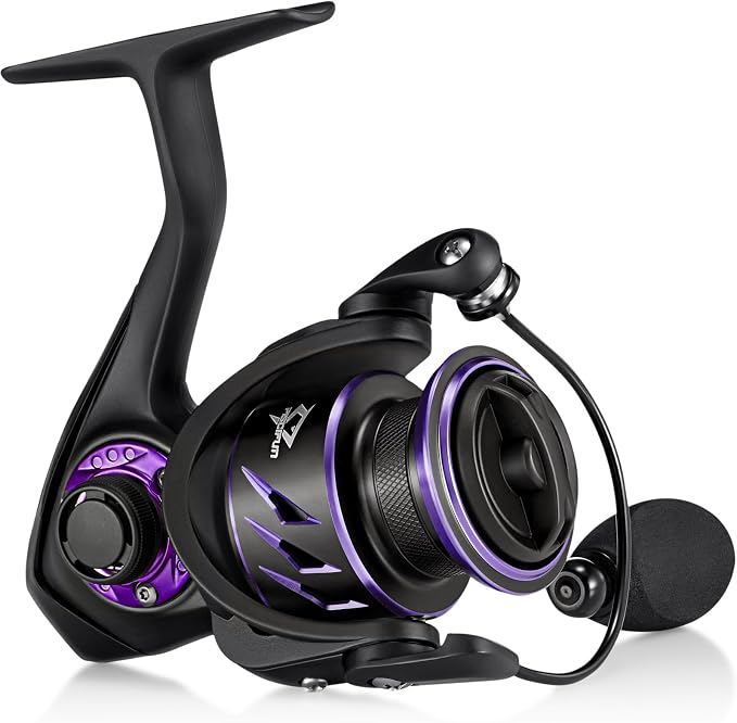 Piscifun Viper X Spinning Reels, Carbon Fiber 33LBs Max Drag, 10+1 Shielded BB, Saltwater Freshwater Spinning Fishing Reel, 5.2:1/6.2:1