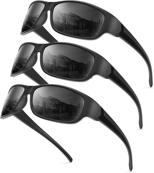 NSSIW Polarized Sunglasses-Men Sports Mens-Sunglasses: Sun Glasses Women Polarized UV400 Protection for Fishing Running Golf