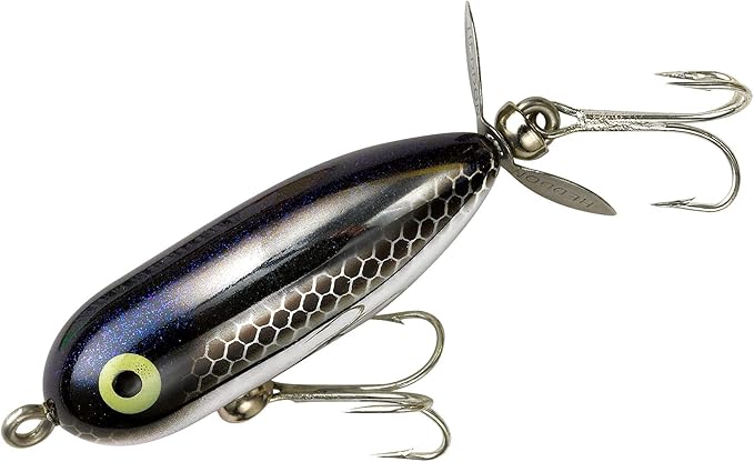 Heddon Torpedo Prop-Bait Topwater Fishing Lure with Spinner Action