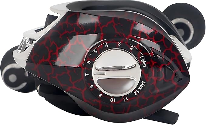 Baitcaster Reels, 7.2:1 Gear Ratio Baitcasting Fishing Reel, Saltwater & Freshwater Bait Cast Reel with 18+1bb Stainless Steel Ball Bearings,22lbs Max Drag Baitcaster Reels