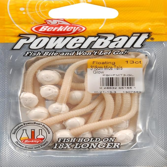 Berkley PowerBait Floating Mice Tails Fishing Soft Bait (1)