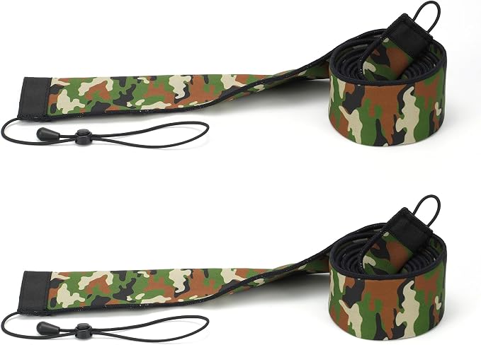 Neoprene Camo Fishing Rod Sleeves,Fishing Pole Sleeves,Fishing Rod Socks | UV Resistance,Puncture Resistant, Protect Casting, Spinning, Trolling Fishing Rods, Storage, tangled-free,75in,68in,60in